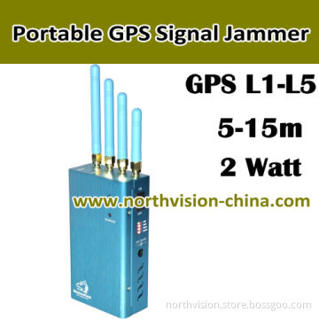 Professional GPS Signal Jammer for GPS L1-L5 (NG-121G)